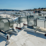 HVAC equipment located on the roof